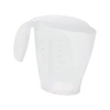 2 Cup Capacity Plastic Measuring Cup, 6 1/4" x 5 1/8" in Clear