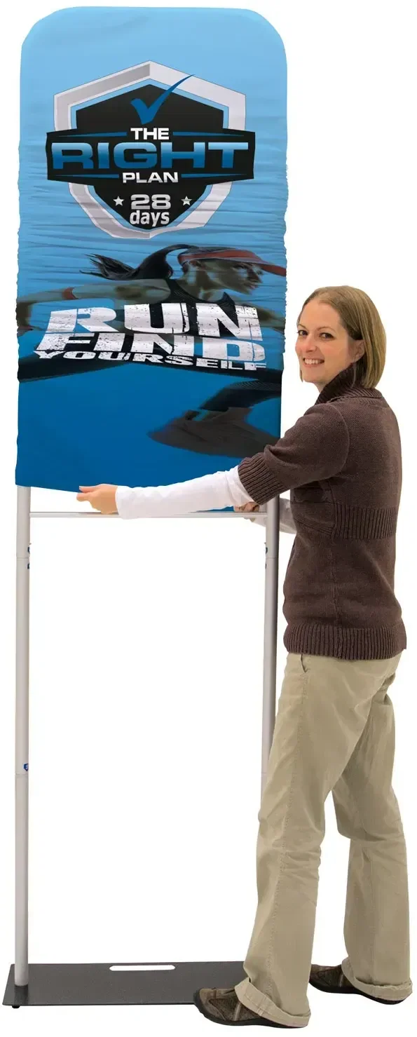 2' EuroFit Banner Display Kit (Recycled Polyester Knit) — view 4