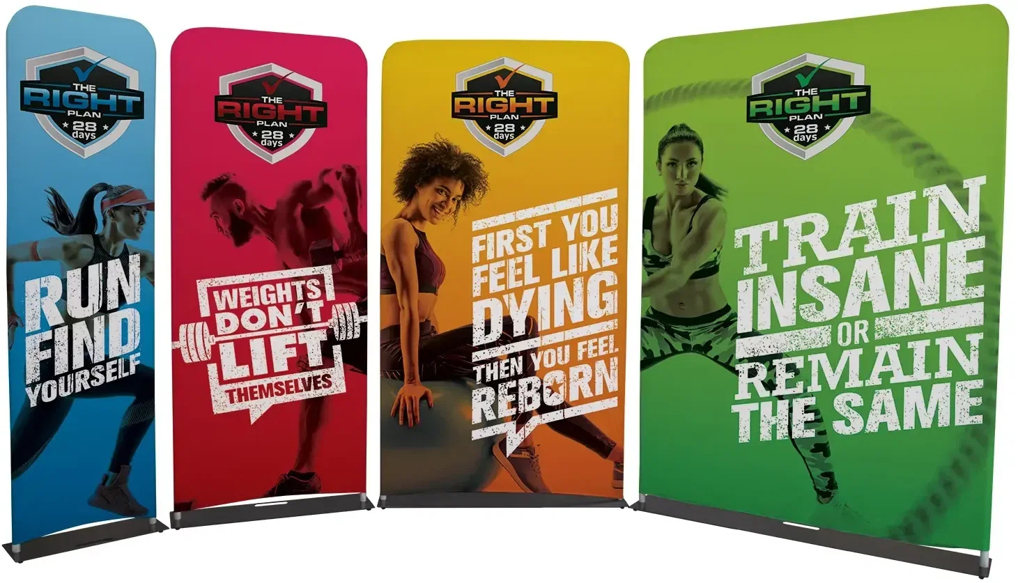 2' EuroFit Banner Display Kit (Recycled Polyester Knit) — view 9