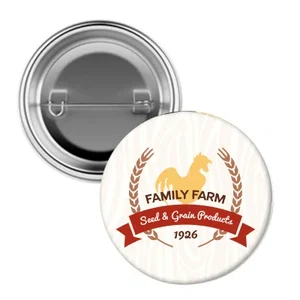 Full Color Pin Back Button — 2", 2 ¼" & 3"