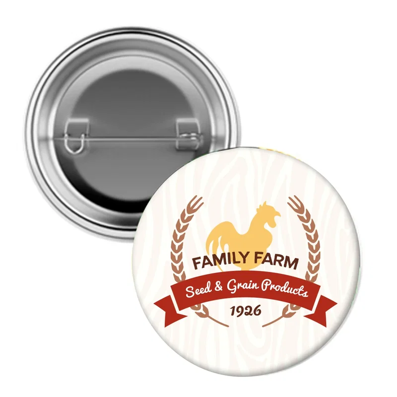 - 2" Full Color Pin Back Button — view 2