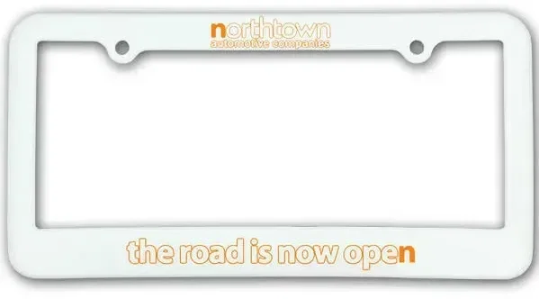 Customized 2 Holes License Plate Frame — view 3