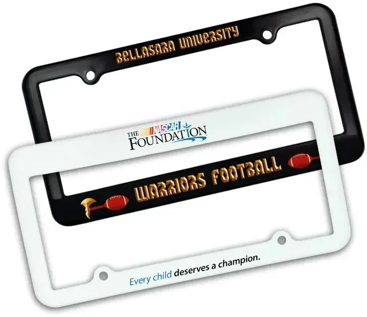 Customized 2 Holes License Plate Frame — view 4