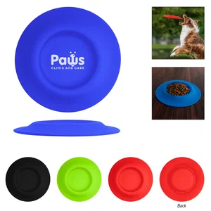 2 in 1 Flying Disc Pet Bowl