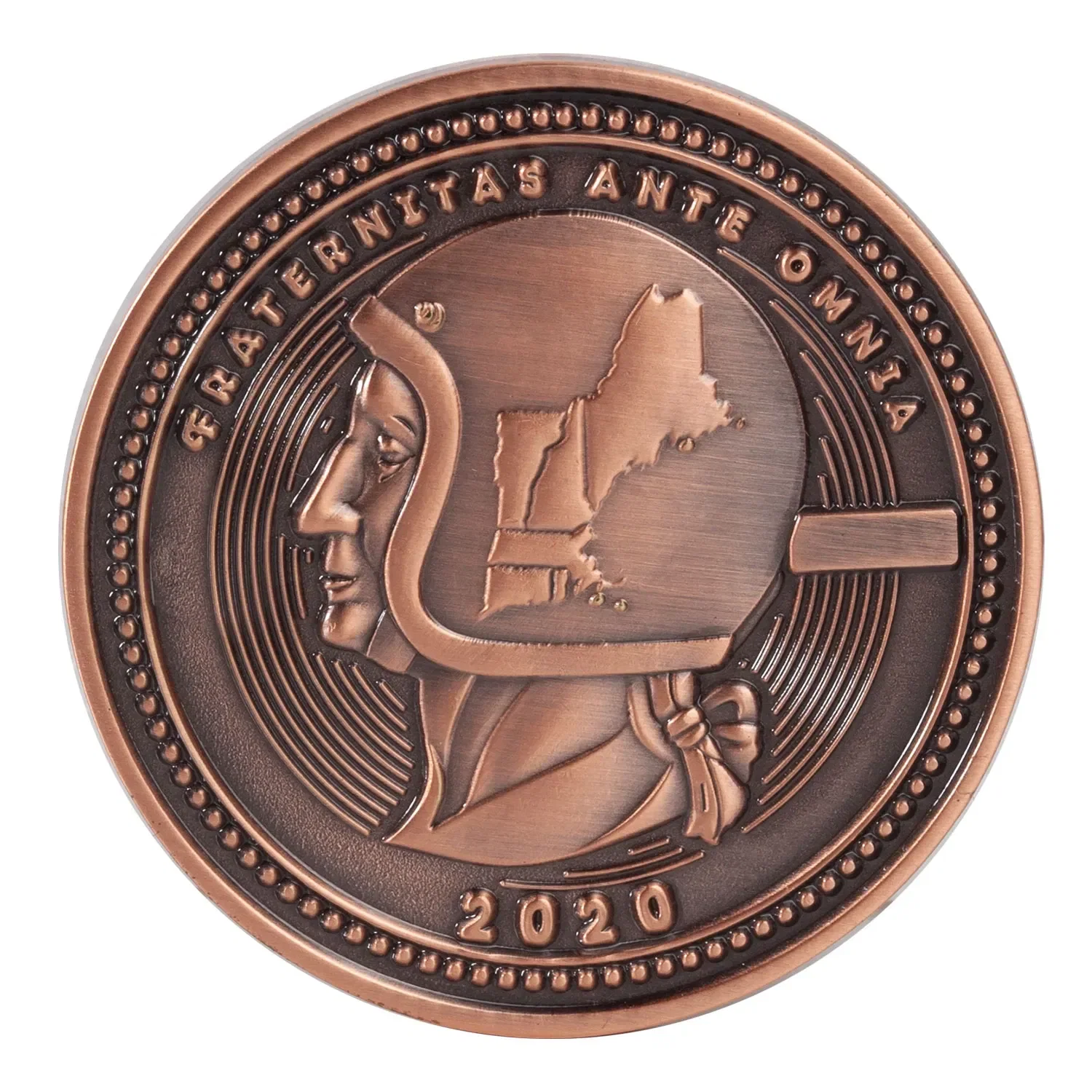 Branded Brass Challenge Coins — view 2