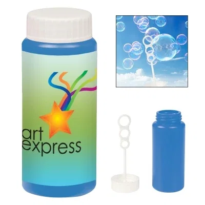 Two ounce bubble dispenser sized to fit in a pocket