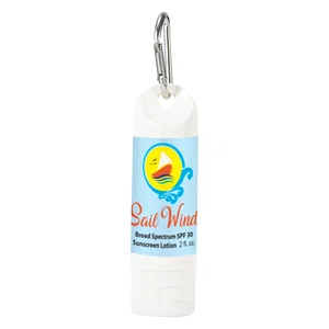 2 oz. SPF 30 Sunscreen Lotion Carabiner Bottle