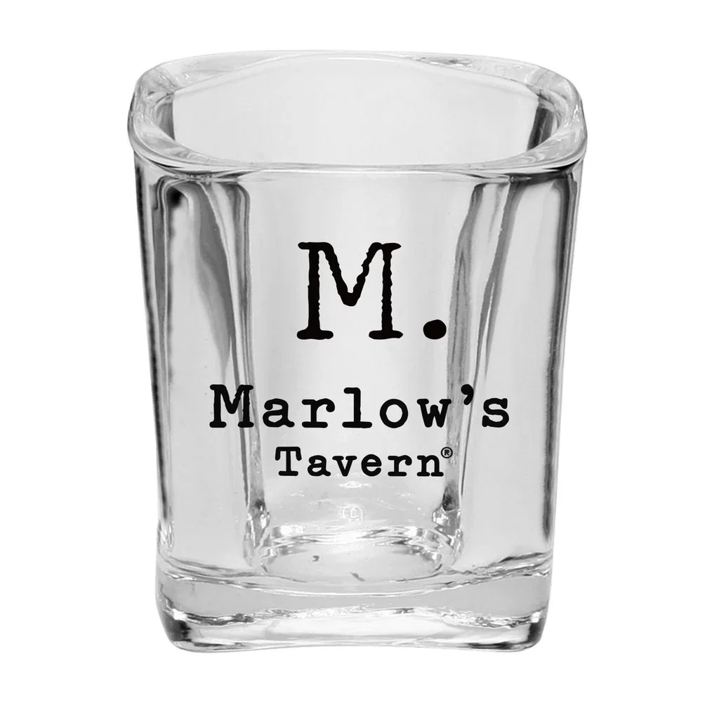 2 oz. Square Shot Glasses — Clear — view 2