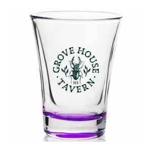 2 oz. Traditional Shot Glass, 1.9" x 3.9" Glass, Full-Color Imprint