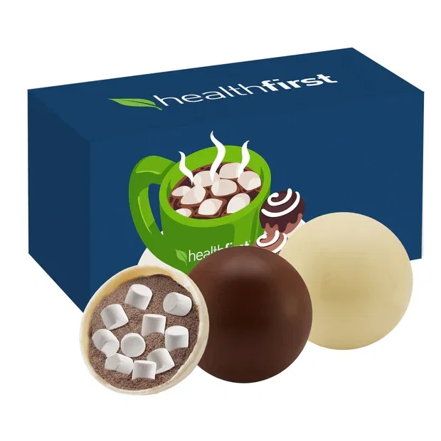 2 Pack Classic Hot Chocolate Bombs in a Box — view 2