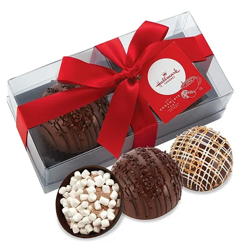 2 Pack of Hot Chocolate Bombs with Hang Tag