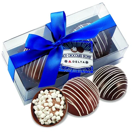 2 Pack of Hot Chocolate Bombs with Hang Tag — view 3