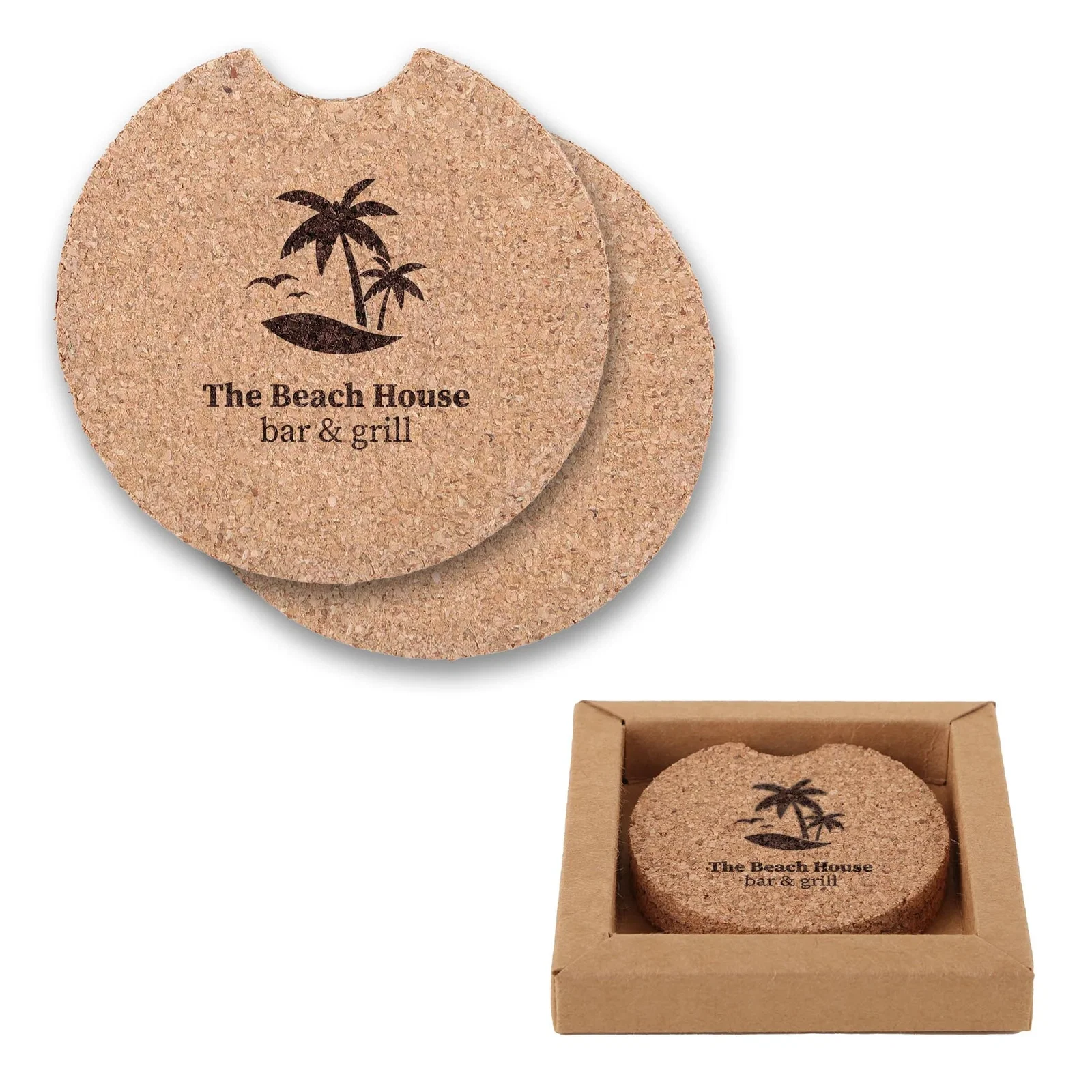 2 Piece Corkster Car Coaster Set In Box — view 2