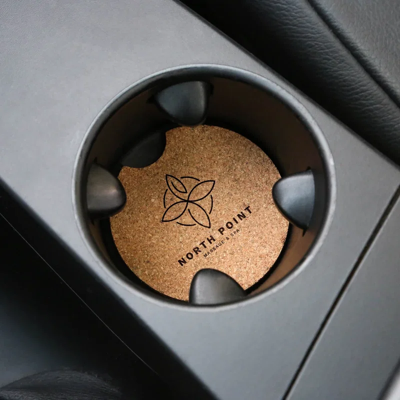 2 Piece Corkster Car Coaster Set In Box — view 3