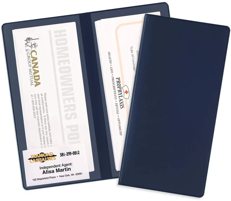 Custom 2 Pocket Policy Wallet — view 11