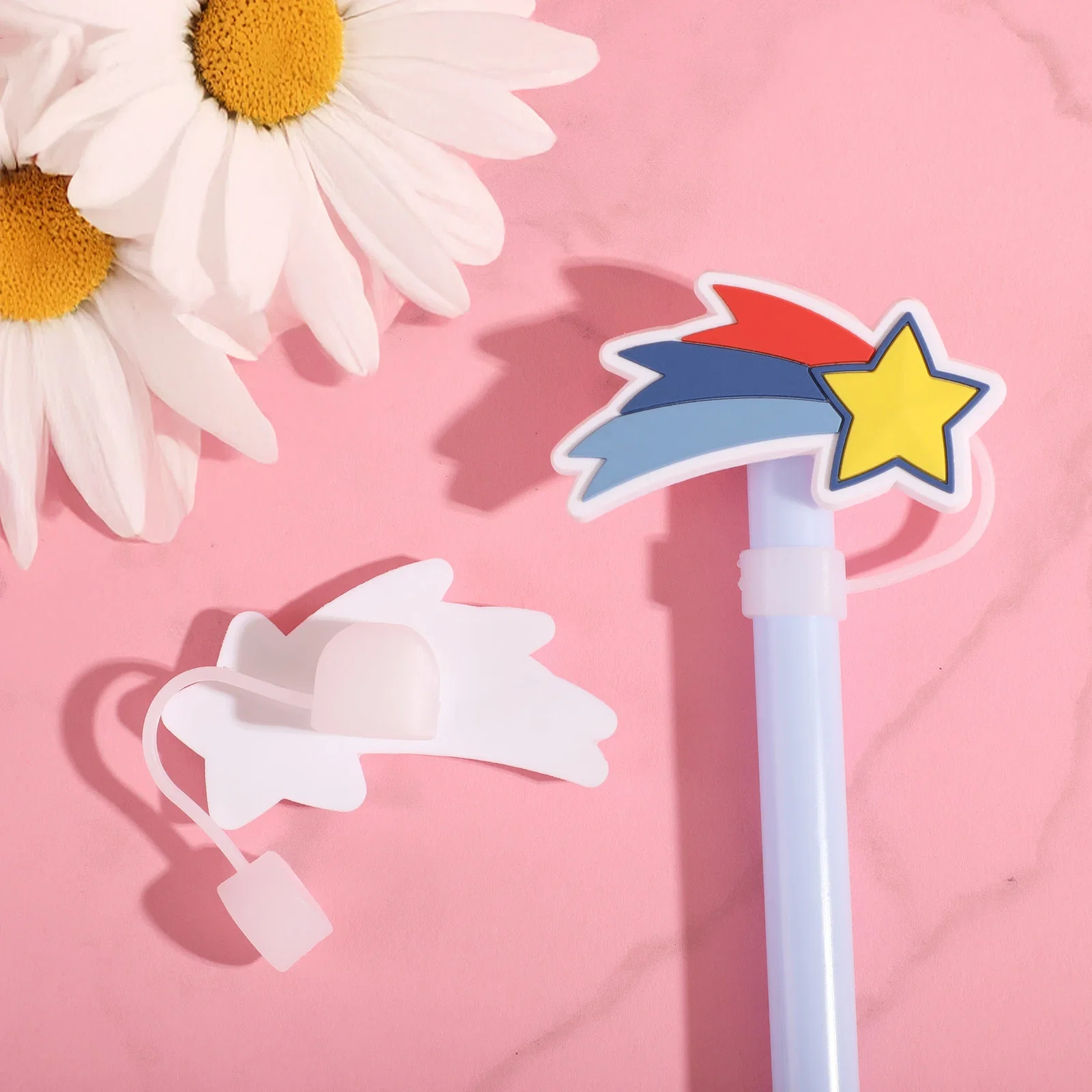 2" PVC Straw Topper — view 2