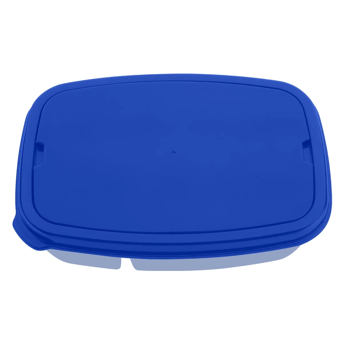Angled shot of the divided tray inside