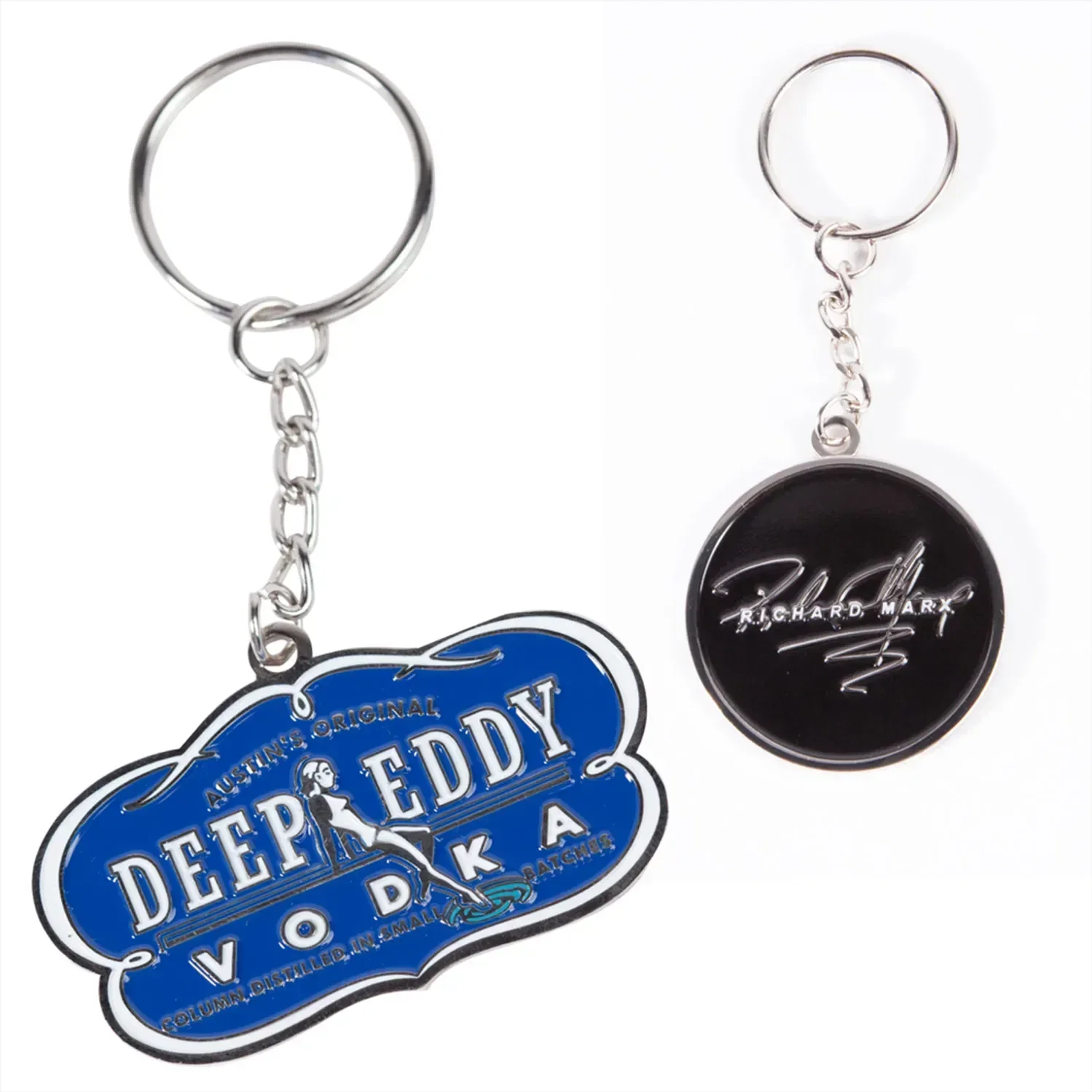 Custom Enamel Key Chain - Double Sided (2") — view 4