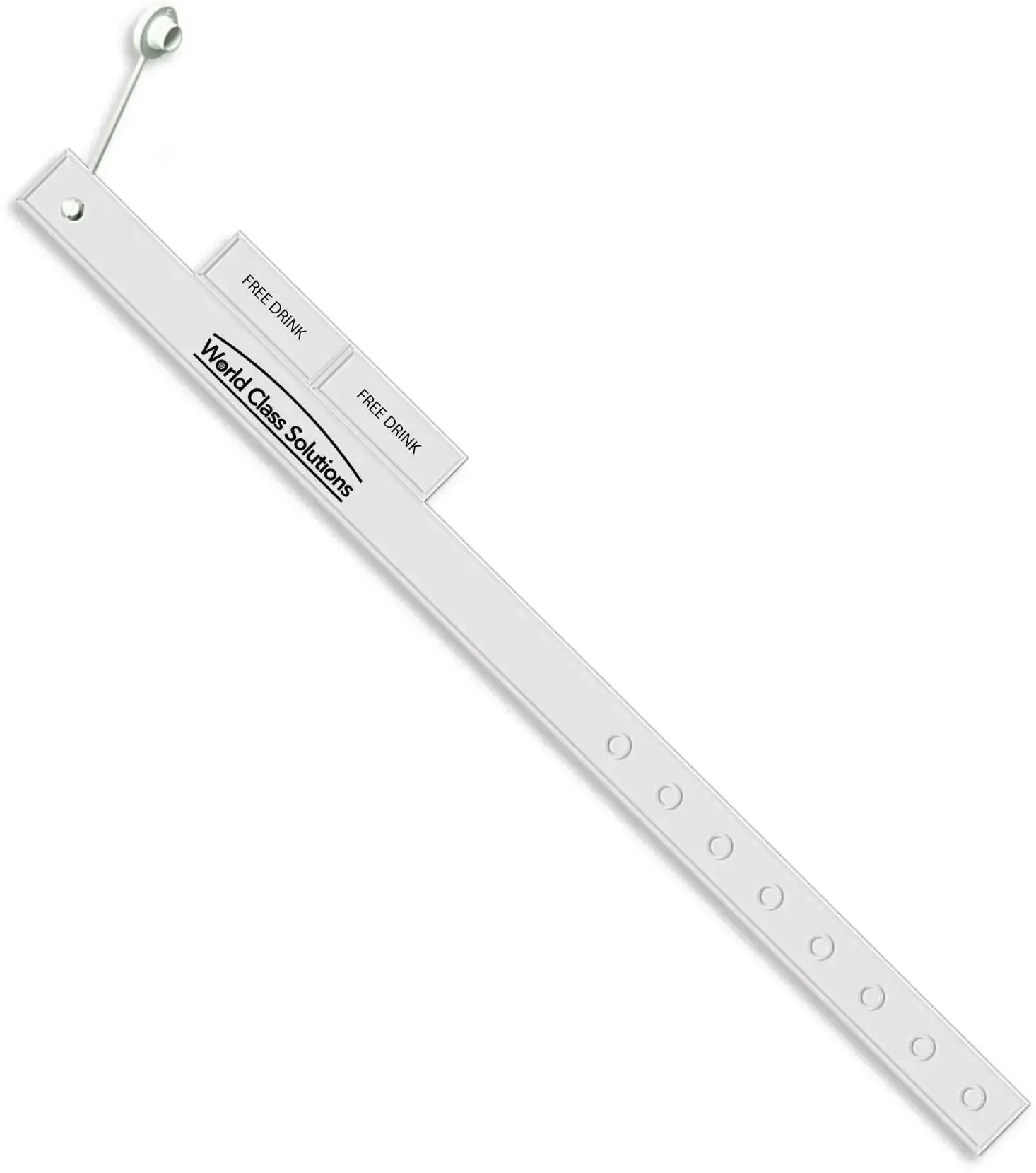 Tabber Bracelets (2 Tabs) - Customizable Vinyl Wristbands for Events and Amusement — view 14