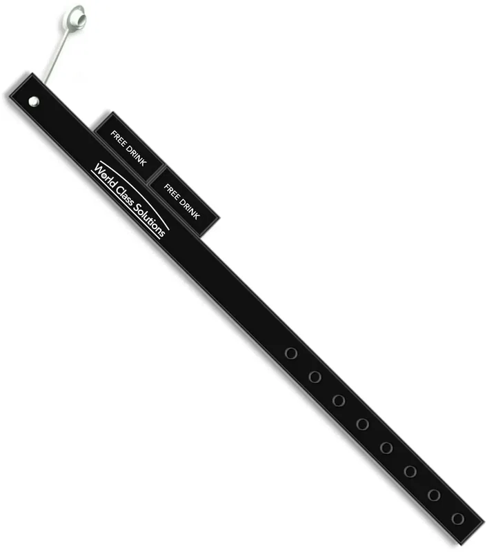 Tabber Bracelets (2 Tabs) - Customizable Vinyl Wristbands for Events and Amusement — view 6