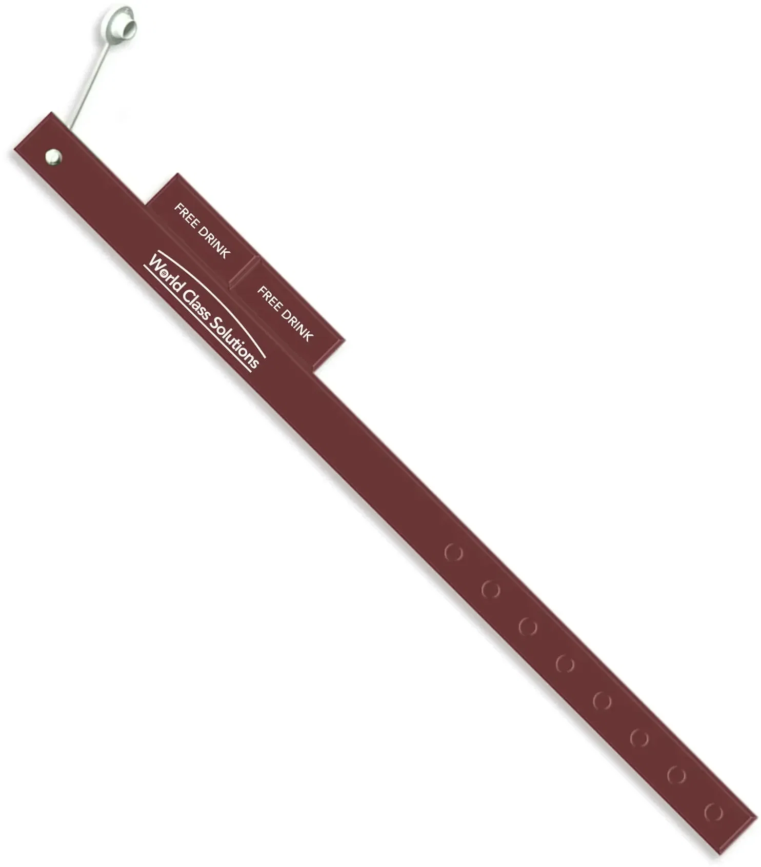 Tabber Bracelets (2 Tabs) - Customizable Vinyl Wristbands for Events and Amusement — view 8