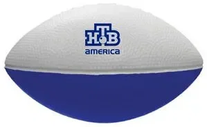 Imprinted 2 Tone Foam Football (7") — view 2