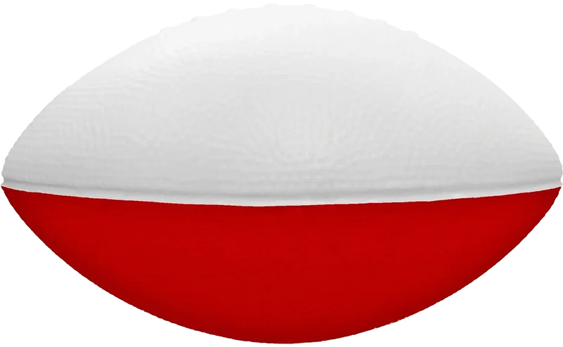 Imprinted 2 Tone Foam Football (7") — view 16