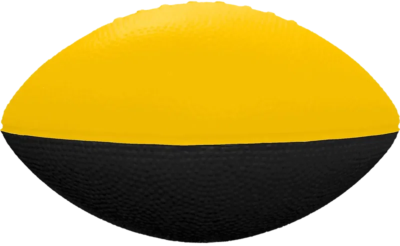 Imprinted 2 Tone Foam Football (7") — view 3