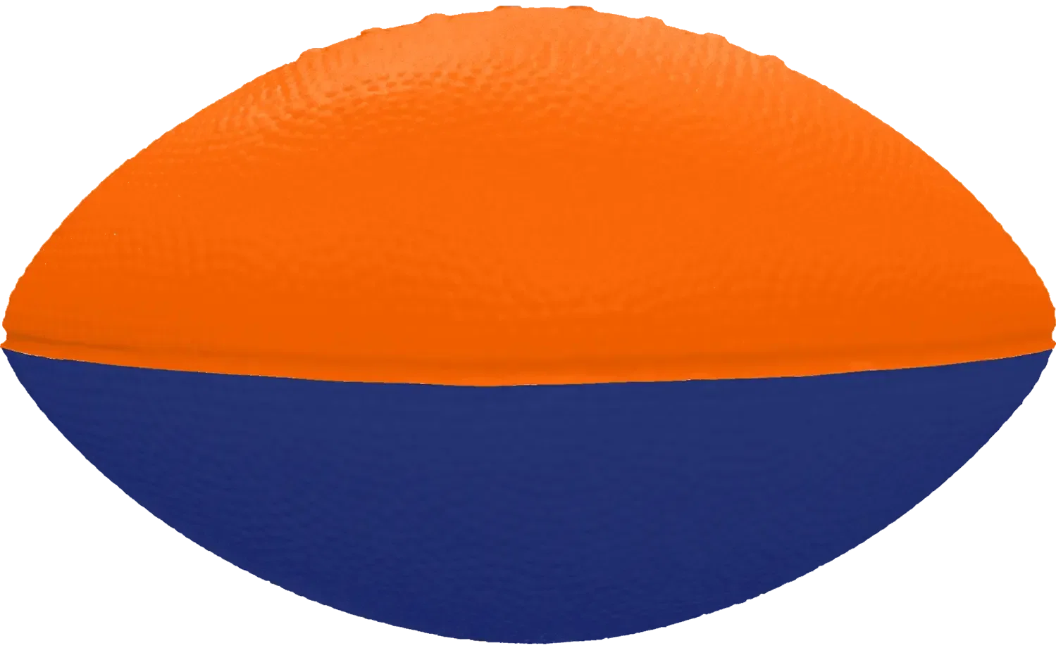 Imprinted 2 Tone Foam Football (7") — view 4