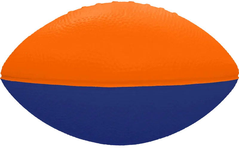 Imprinted 2 Tone Foam Football (7") — view 4