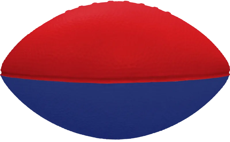 Imprinted 2 Tone Foam Football (7") — view 8