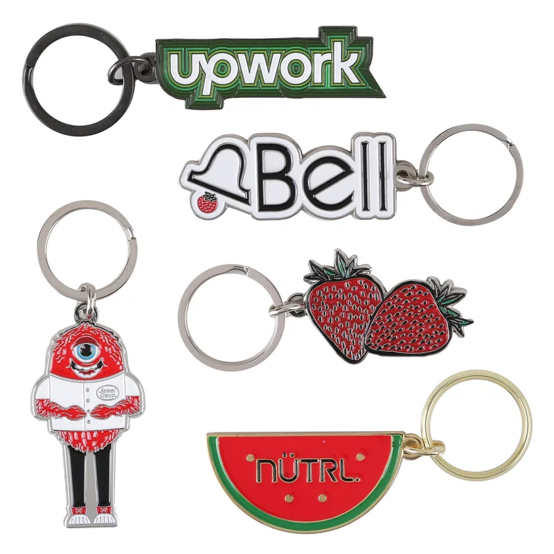 2" x 1" Diestruck Soft Enamel Keychain — view 2