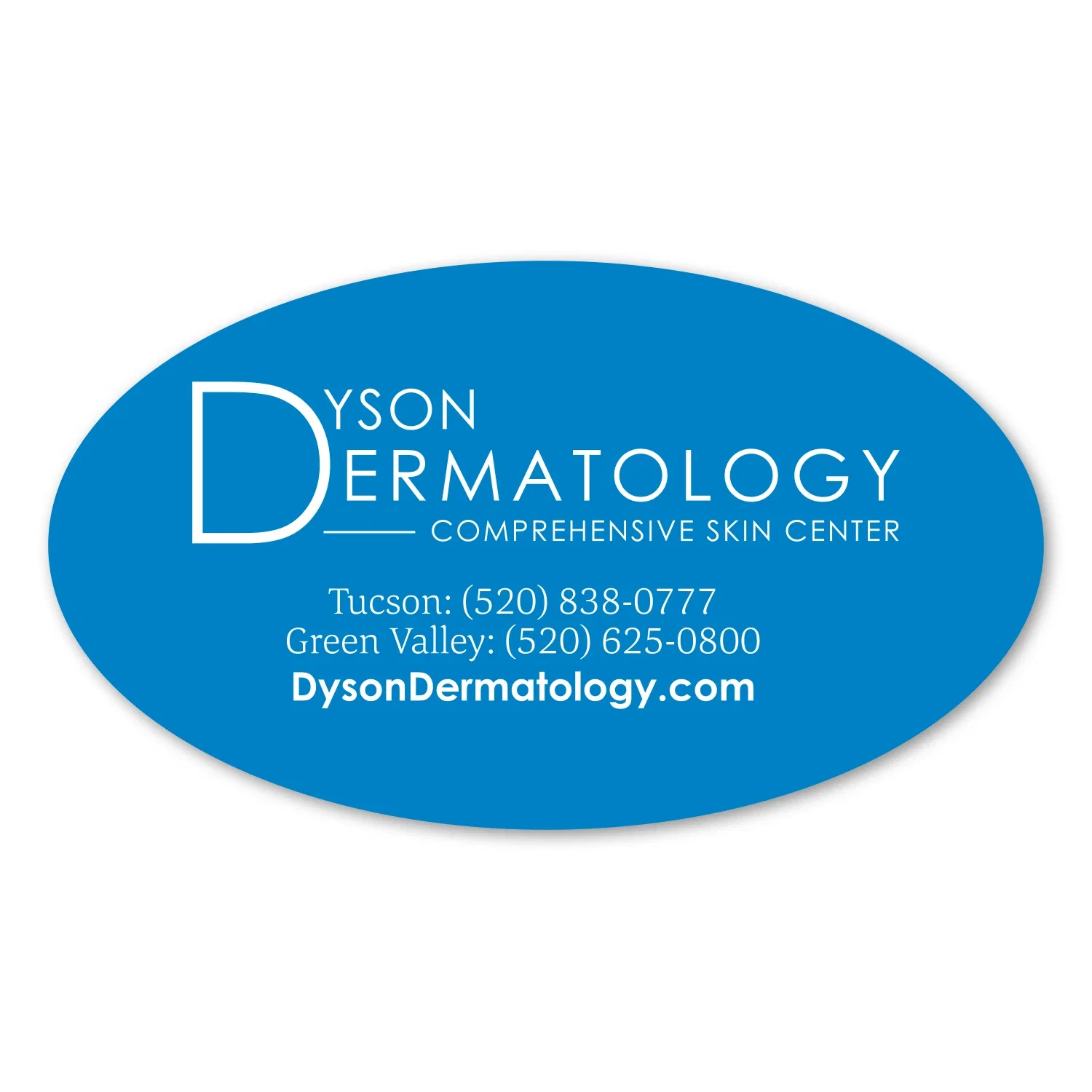 Custom Printed Oval Label 2 x 3.5 Inch — view 2