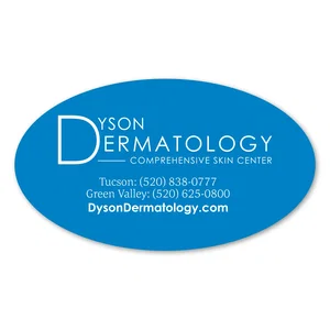 Custom Printed Oval Label 2 x 3.5 Inch