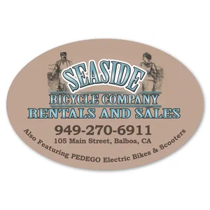 2 x 3 Inch Oval Removable Label