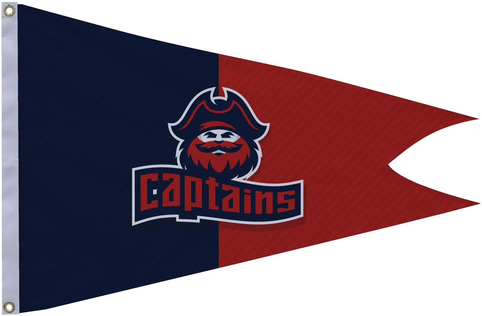 2' x 3' Nylon Burgee Flag Single-Sided — view 2