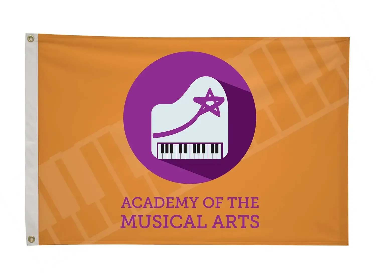 2' x 3' Nylon Flag Single-Sided — view 3