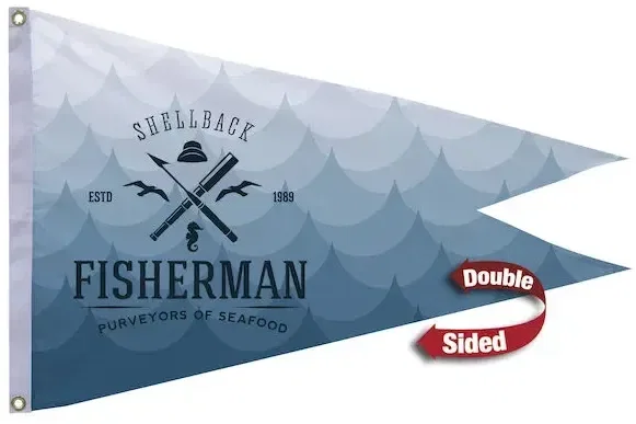 2' x 3' Polyester Burgee Flag Double-Sided