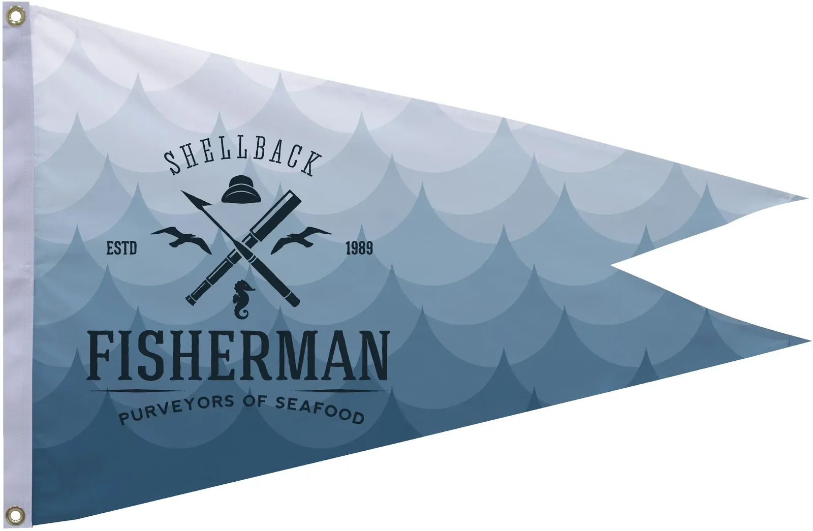 2' x 3' Polyester Burgee Flag Single-Sided — view 3