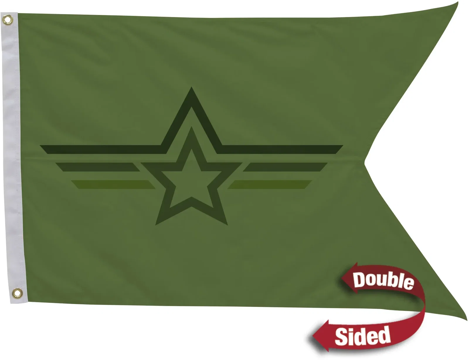 2' x 3' Polyester Guidon Flag Double-Sided — view 2