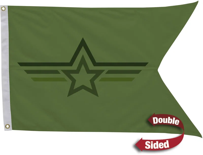 2' x 3' Polyester Guidon Flag Double-Sided — view 2