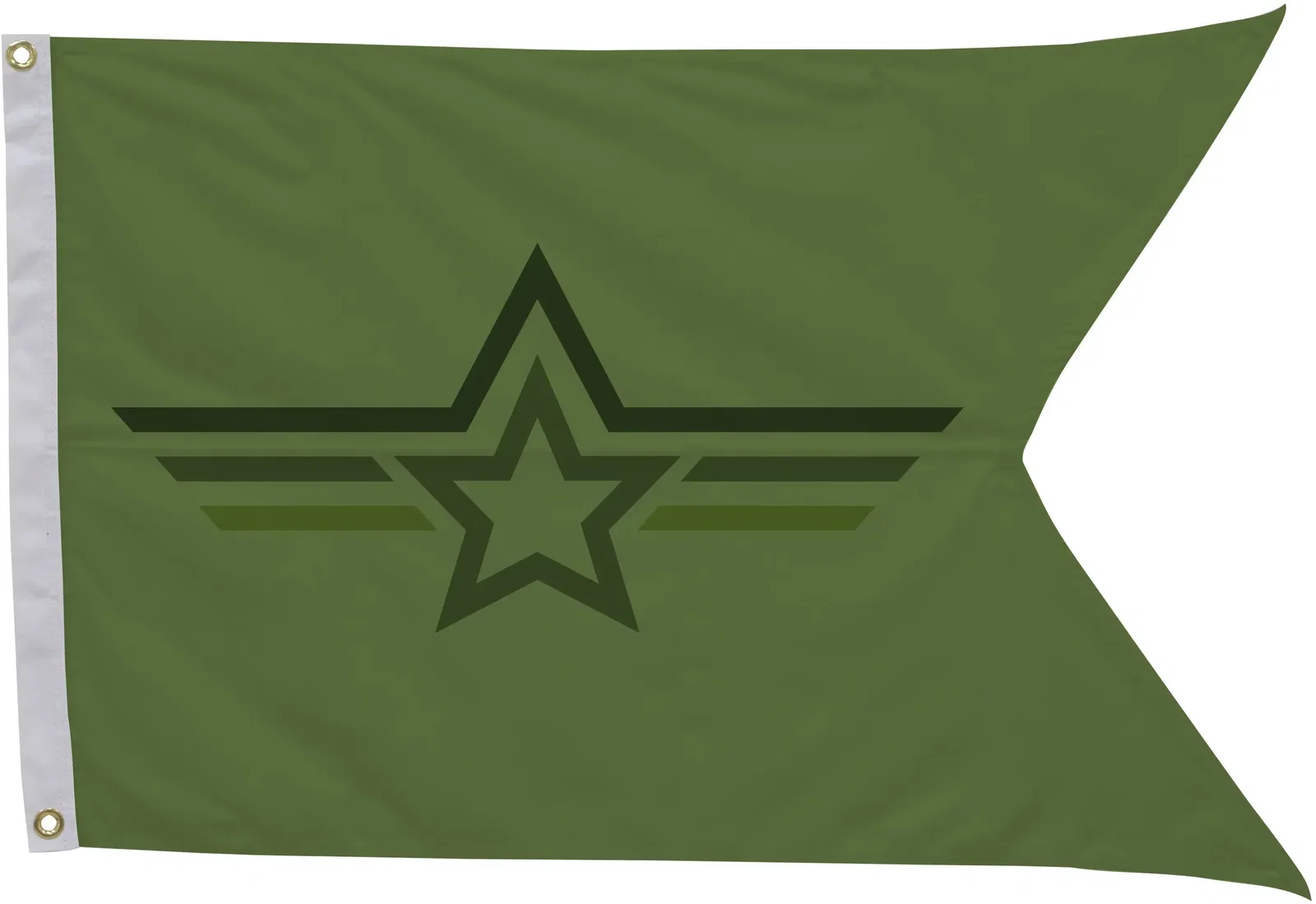 2' x 3' Polyester Guidon Flag Single-Sided — view 2