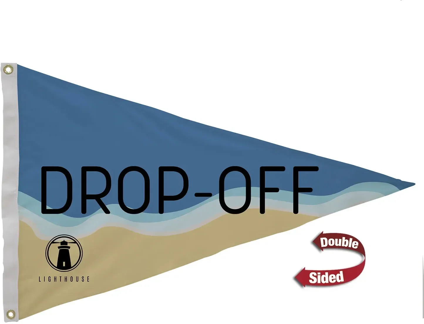 2' x 3' Polyester Pennant Flag Double-Sided — view 2