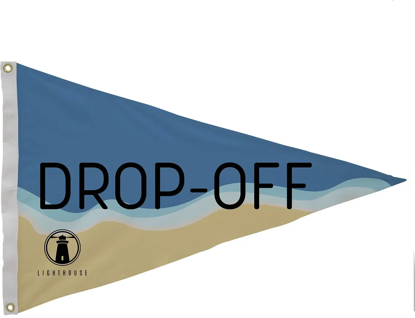 2' x 3' Polyester Pennant Flag Single-Sided — view 2
