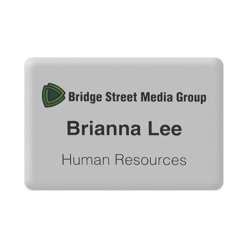 Custom Logo PVC Name Badge — view 4