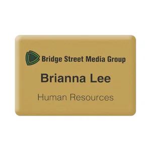Custom Logo PVC Name Badge