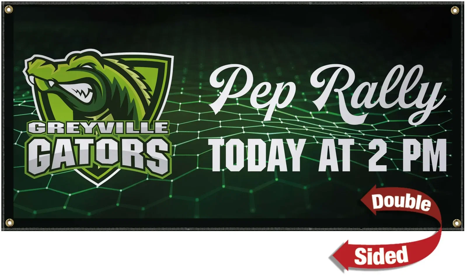 2' x 4' 13 oz. Smooth Vinyl Banner Double-Sided — view 2