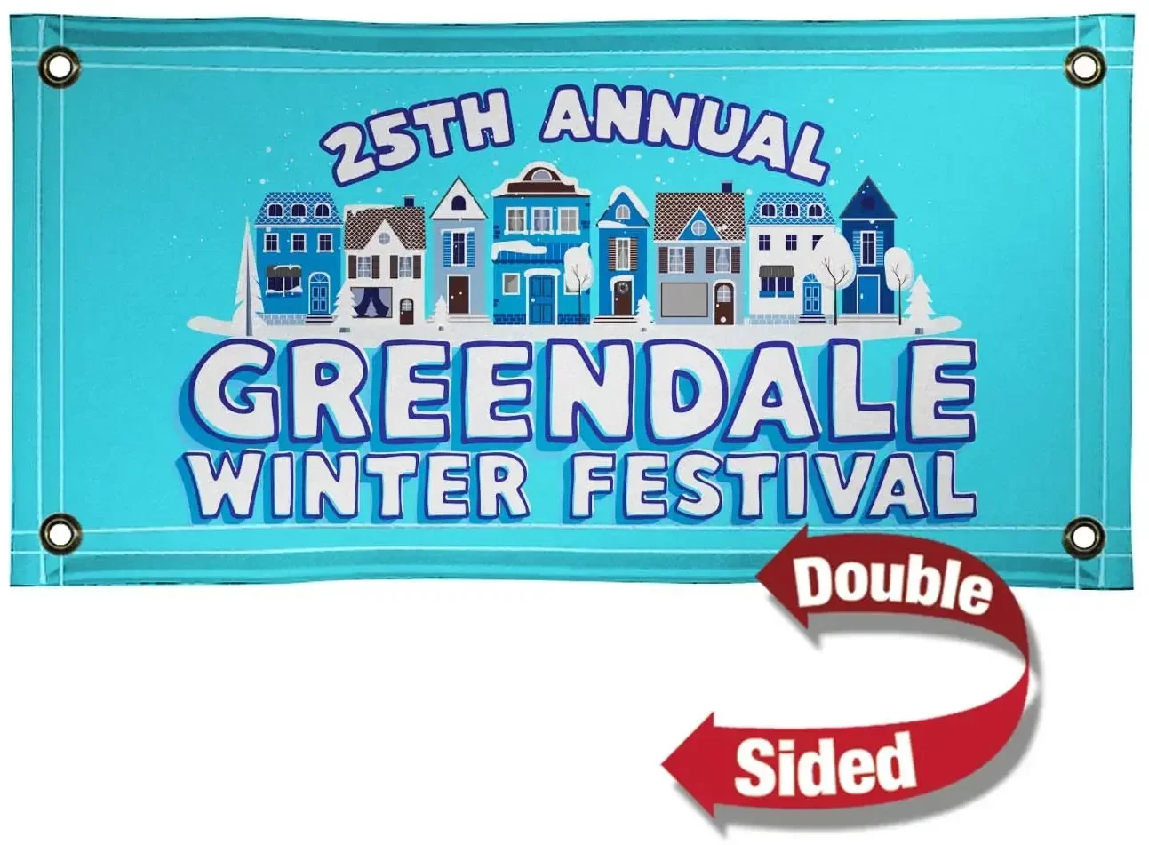 2' x 4' 18 oz. Vinyl Banner Double-Sided — view 2
