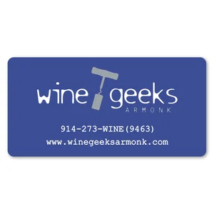 2 x 4 Inch Rectangle Removable Label