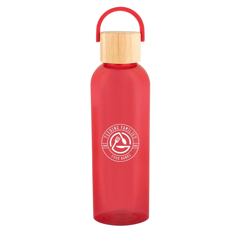 20 Oz. Ally rPET Bottle With Bamboo Lid And Easy Carry Handle — view 15